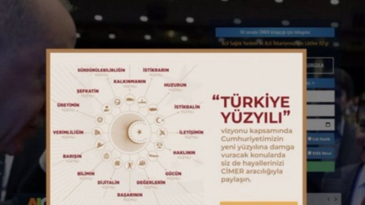 CİMER 'Türkiye Yüzyılı' için görüş ve öneri alacak