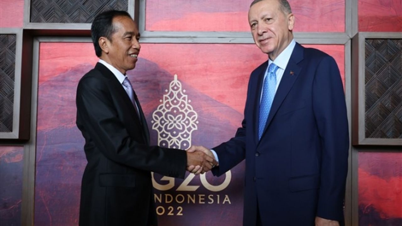 Erdoğan, G20 Zirvesi için Endonezya'da: İki ülke arasında 5 anlaşma imzalandı