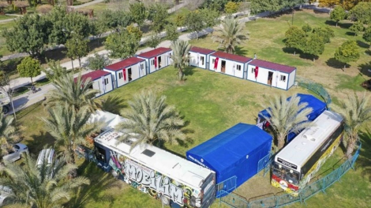 Kurs merkezi, konteyner eğitim alanına dönüştürüldü