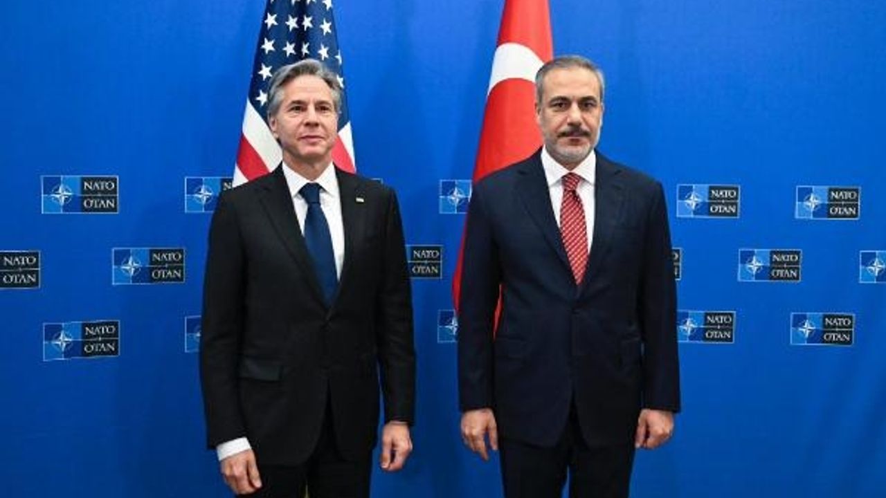 Bakan Hakan Fidan, ABD Dışişleri Bakanı Blinken ile bir araya geldi