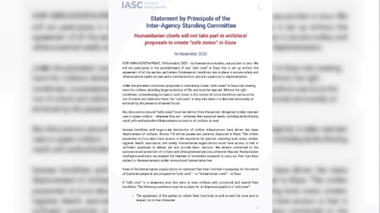 BM şefleri, güneydeki güvenli bölge kurulumuna katılmayacaklarını duyurdu