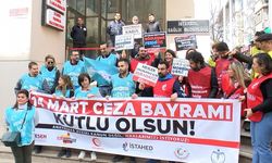 14 Mart Tıp Bayramı'nda sağlık çalışanlarından 'torba yasa' protestosu