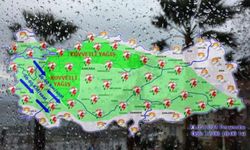 71 ile 'kuvvetli yağış' uyarısı