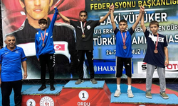 YUNUSEMRELİ GÜREŞÇİ RAMAZAN ÖZMAN ORDU'DAN BRONZ MADALYA İLE DÖNDÜ