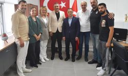 OLİMPİYAT ŞAMPİYONU HÜSEYİN ÖZKAN'DAN YUNUSEMRE'YE ZİYARET