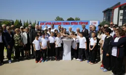 ÇEK Spor Salonu'na ilk harç törenle atıldı