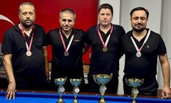 BİLARDODA ZİRVE YİNE YUNUSEMRE BELEDİYESPOR’UN
