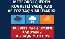 Meteoroloji'den kuvvetli yağış, kar ve toz taşınımı uyarısı