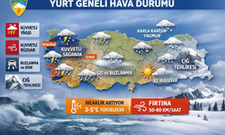 Meteoroloji uyardı! Don, çığ ve buzlanmaya dikkat