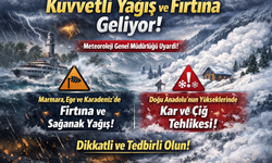 Kuvvetli yağış ve fırtına geliyor