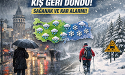Kış Geri Döndü: 63 İlde Sağanak, 15 İlde Kar Uyarısı! Bahar Yine Kapıda Kaldı