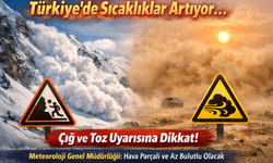 Türkiye'de sıcaklıklar artıyor... Çığ ve toz uyarısına dikkat