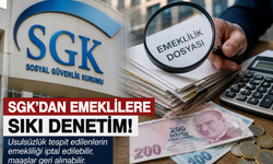 SGK'dan Emeklilere Sıkı Denetim: Usulsüzlük Tespit Edilenlerin Maaşları İptal Edilebilir