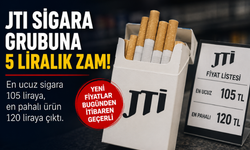 JTI Sigara Grubuna Yeni Zam: Fiyatlar 120 Liraya Kadar Yükseldi