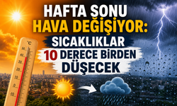 Hafta Sonu Hava Değişiyor: Sıcaklıklar 10 Derece Birden Düşecek