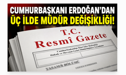 Cumhurbaşkanı Erdoğan'dan Aile ve Sosyal Hizmetler'de İl Müdürü Değişikliği