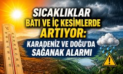 Sıcaklıklar Batı ve İç Kesimlerde Artıyor: Karadeniz ve Doğu'da Sağanak Alarmı