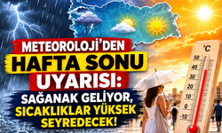 Meteoroloji'den Hafta Sonu Uyarısı: Sağanak Geliyor, Sıcaklıklar Yüksek Seyredecek