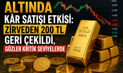 Altında Kâr Satışı Etkisi: Zirveden 200 TL Geri Çekildi, Gözler Kritik Seviyelerde