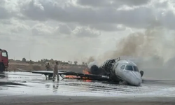 Hamdi Akın’a Ait Özel Jet Libya’da Kaza Yaptı! İniş Sırasında Alevlere Teslim Oldu