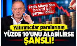 Fatih Altaylı’dan Fon Krizi İçin Çarpıcı İddia: Yatırımcılar Paralarının Yüzde 10’unu Alabilirse Şanslı!