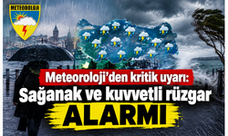 Meteoroloji’den kritik uyarı: Sağanak ve kuvvetli rüzgar alarmı
