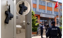 Okul tuvaletinde silah paniği! Müdür yardımcısı görevden uzaklaştırıldı