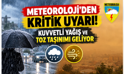 Meteoroloji’den Kritik Uyarı! Kuvvetli Yağış ve Toz Taşınımı Geliyor