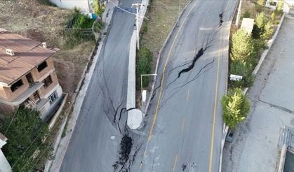 Erzurum İspir’de heyelan