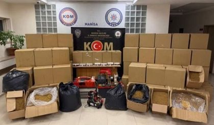 Kaçak Tütün Operasyonunda Milyonluk Makaron Ele Geçirildi