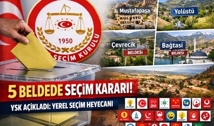 YSK’dan 5 Belde İçin Seçim Kararı: Resmi Gazete’de Yayımlandı