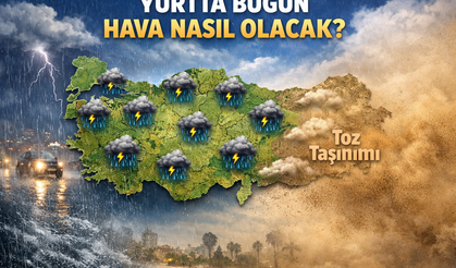 Yurtta bugün hava nasıl olacak?