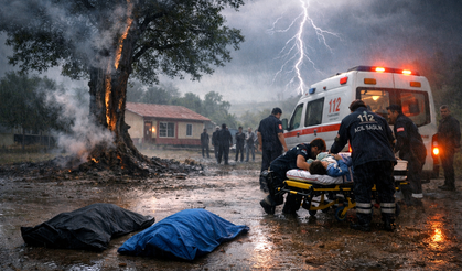 Diyarbakır’da Yıldırım Faciası: 2 Çocuk Hayatını Kaybetti, 1 Çocuk Ağır Yaralı