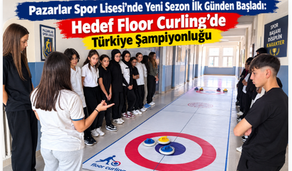 Pazarlar Spor Lisesi’nde Yeni Sezon İlk Günden Başladı: Hedef Floor Curling’de Türkiye Şampiyonluğu