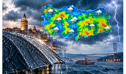 Meteoroloji uyardı! Sağanak ve fırtına birçok ili etkisi altına alacak