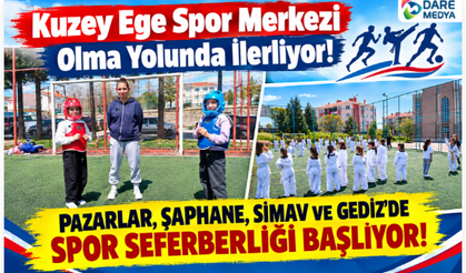 Kuzey Ege Spor Merkezi Olma Yolunda İlerliyor! Pazarlar, Şaphane, Simav ve Gediz’de Spor Seferberliği Başlıyor