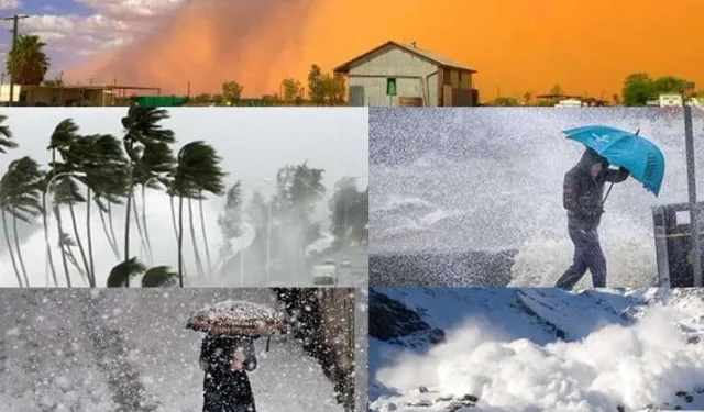 Meteoroloji'den 'kuvvetli' uyarı! Kuvvetli sağanak yağmur, fırtına ve toz taşınımı var!