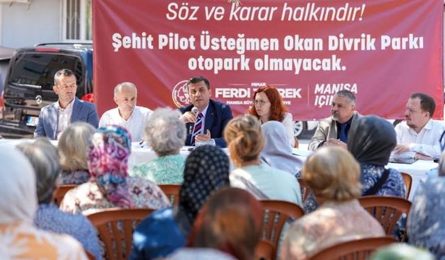 Okan Divrik Parkı için Kararı Halk Verdi  Otopark projesi iptal edildi