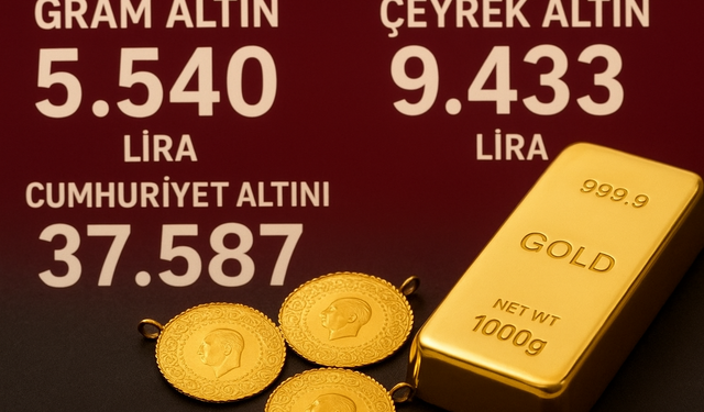 Altın Haftayı Düşüşle Kapıyor: Gram 5 Bin 540 Liraya Geriledi
