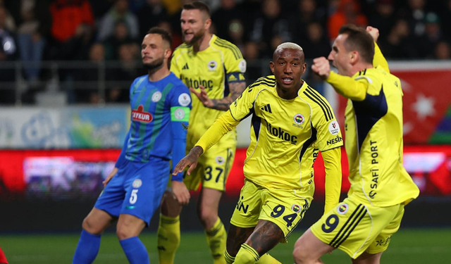 Fenerbahçe Rize’de Geri  döndü! 2-5
