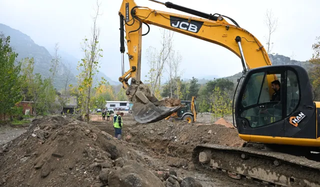 Manisa Gürle'de yılların altyapı sorunu çözüldü