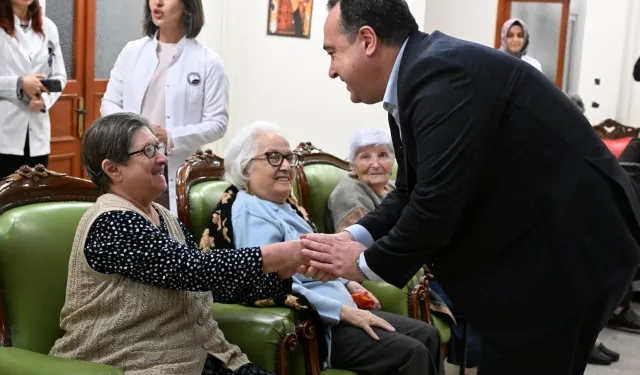 Manisa'da huzurevi ziyareti! Yaşlılara yeni proje sözü