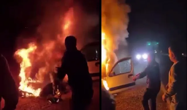 Yanan araçtan aileyi kurtaran cezaevi personeline Bakan Tunç'tan tebrik