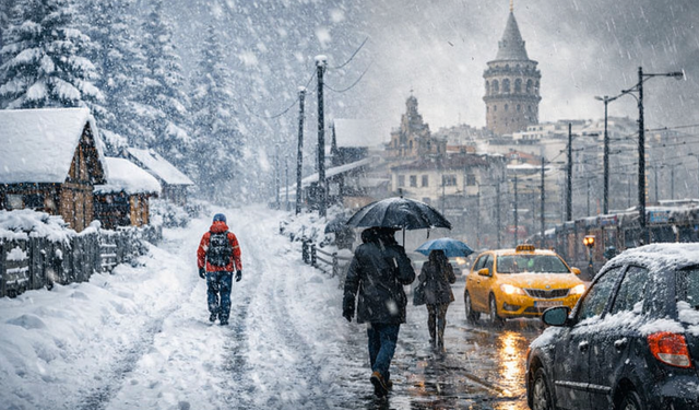 Soğuk ve Yağışlı Hava Yurdu Etkisi Altına Alıyor: Birçok Bölgede Kuvvetli Kar Bekleniyor