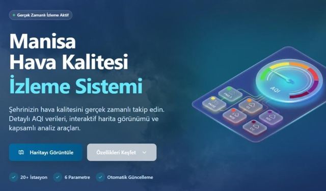 Manisa'nın Nefesi Artık Akıllı Sistemle Anlık İzleniyor!