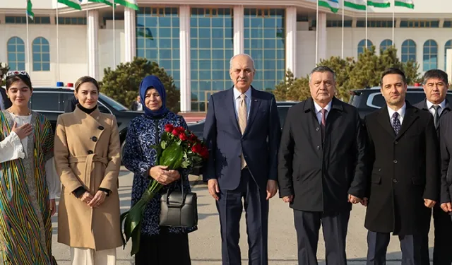 TBMM Başkanı Kurtulmuş Özbekistan'da