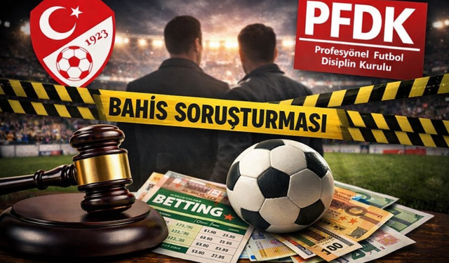 TFF’den Bahis Operasyonu: 43 Antrenör ve 32 Kulüp Temsilcisi PFDK’ye Sevk Edildi