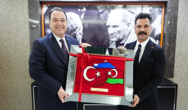 Manisa'da Azerbaycan Kültür Derneği'nden dostluk ziyareti