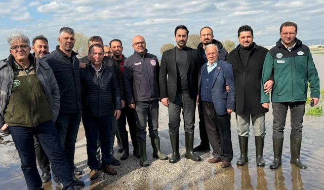 ARINÇ, SU TAŞKINLARINDAN ETKİLENEN TARIM ARAZİLERİNİ YERİNDE İNCELEDİ