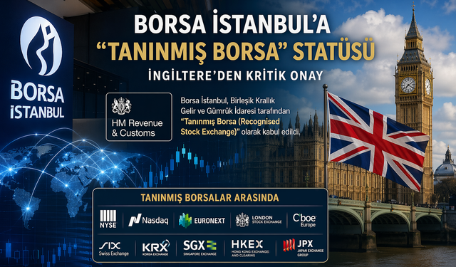 Borsa İstanbul’a “Tanınmış Borsa” Statüsü: İngiltere’den Kritik Onay